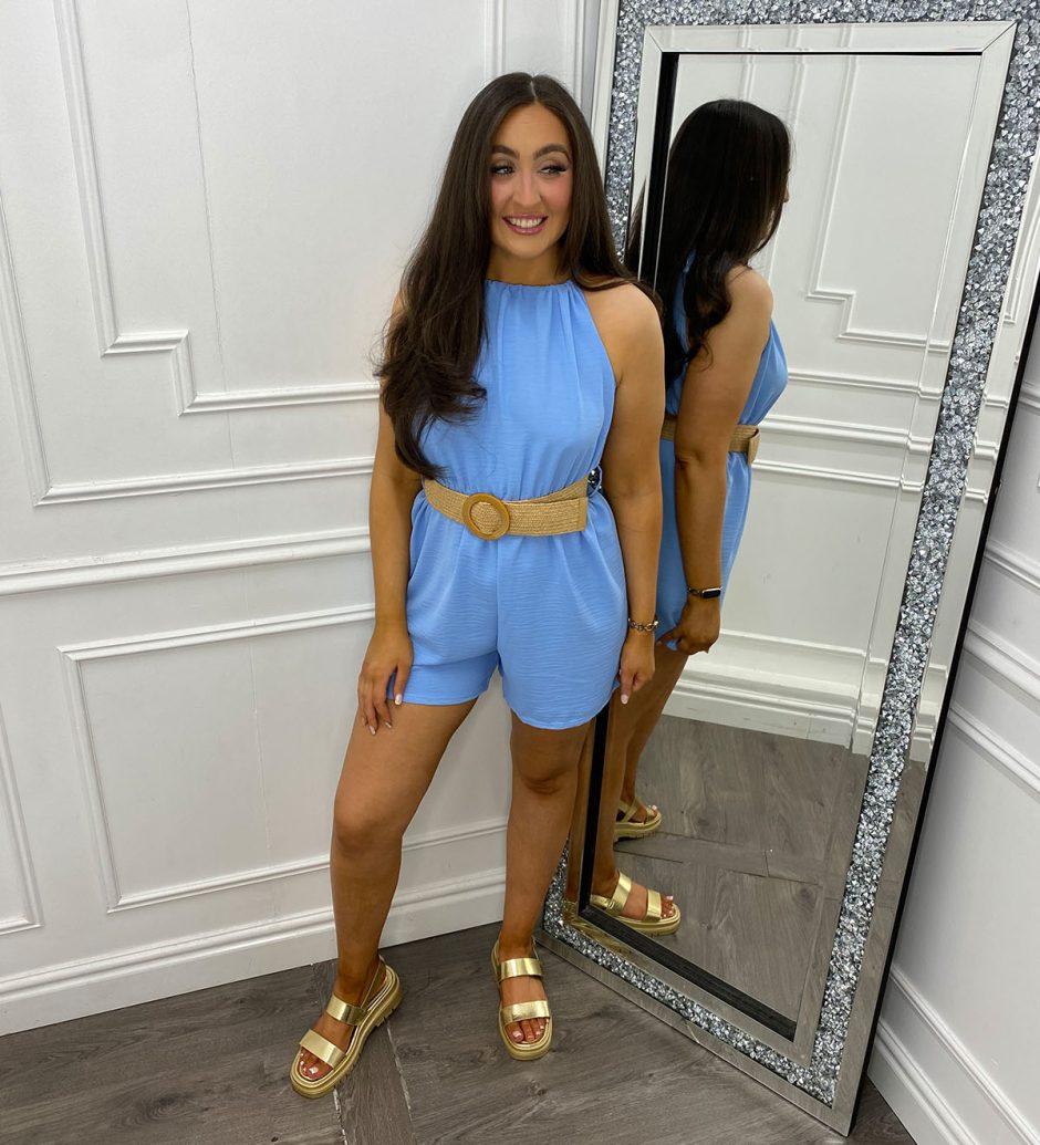 BABY BLUE PLAYSUIT
