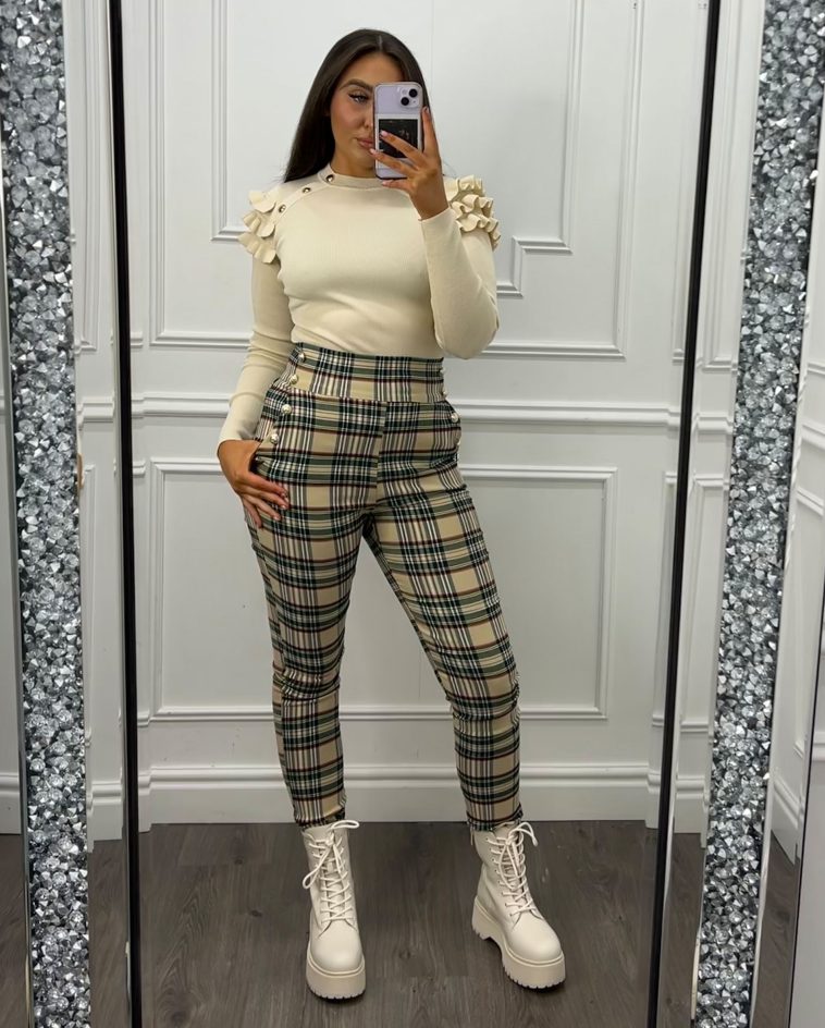 Green Check Trousers