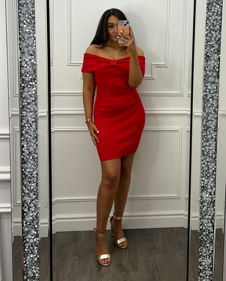Bardot Bow Dress