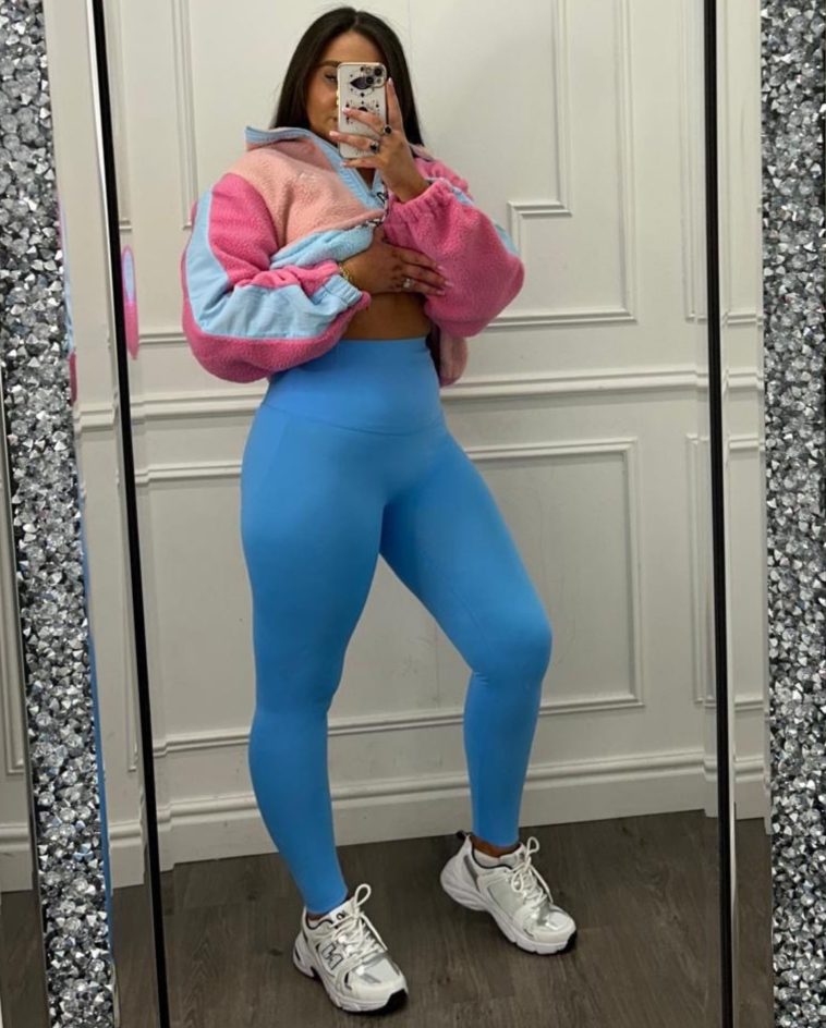 Blue Sculpt Leggings