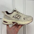 Beige/Wine Trainer - 3