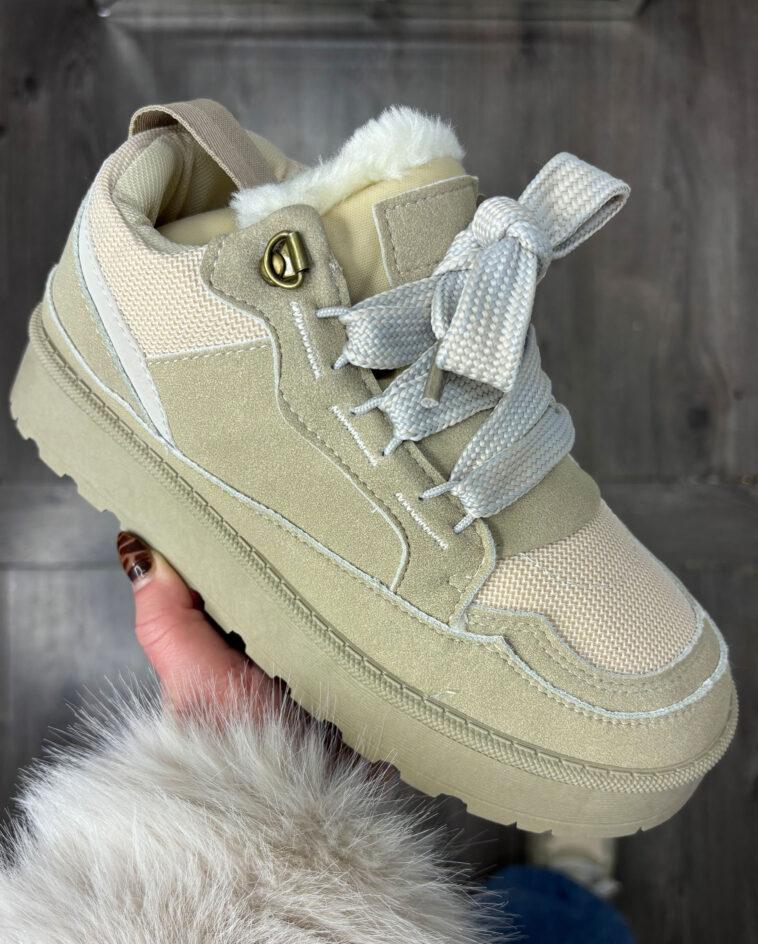 Beige Millie Trainer