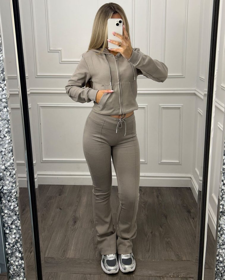 Dove Grey Zoe Loungewear Co Ord