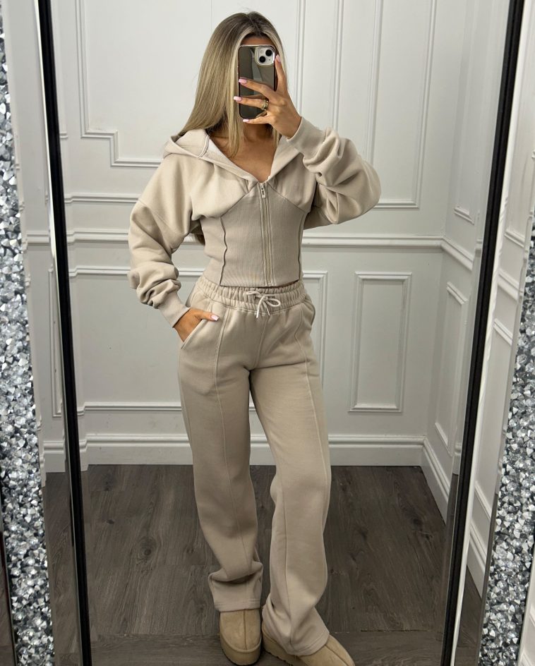 Zip Hoodie Cinched Co Ord