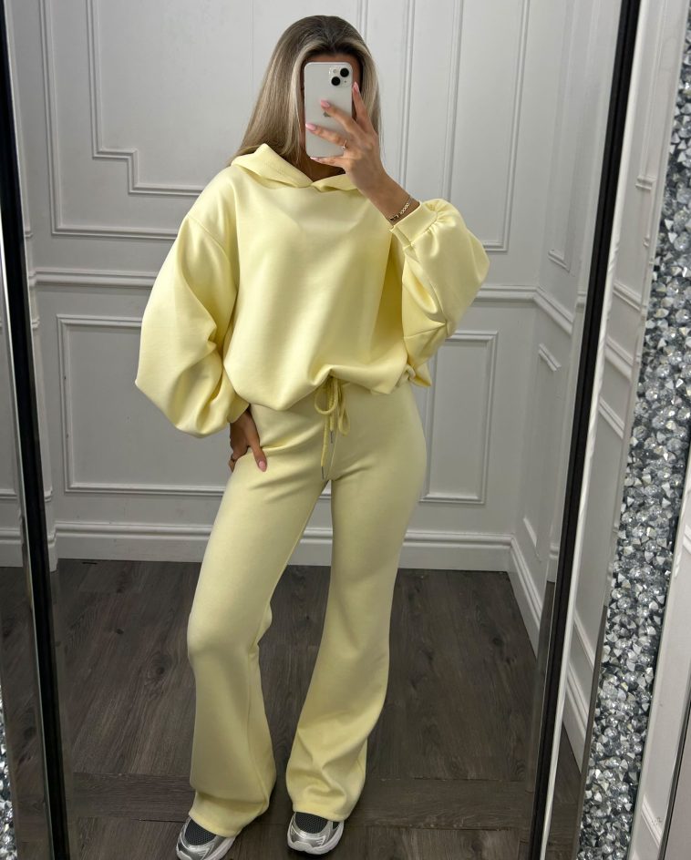 Oversize Hoodie & Flare Leg Co Ord