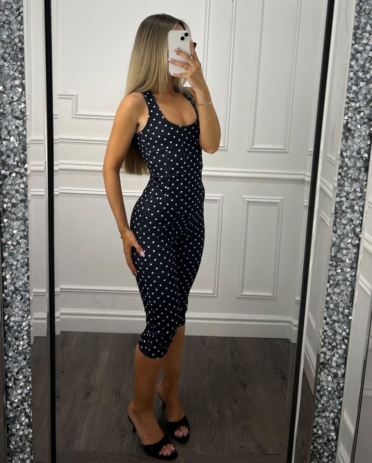 Gabriella Polka Dot Capri Co Ord