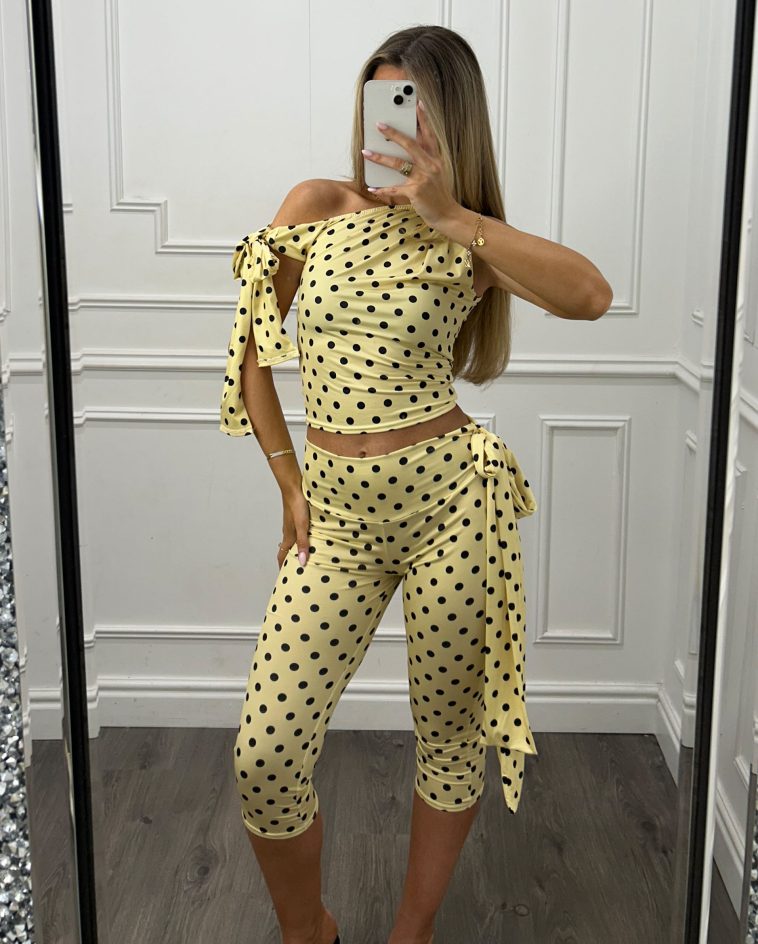 Polka Dot Capri Co Ord