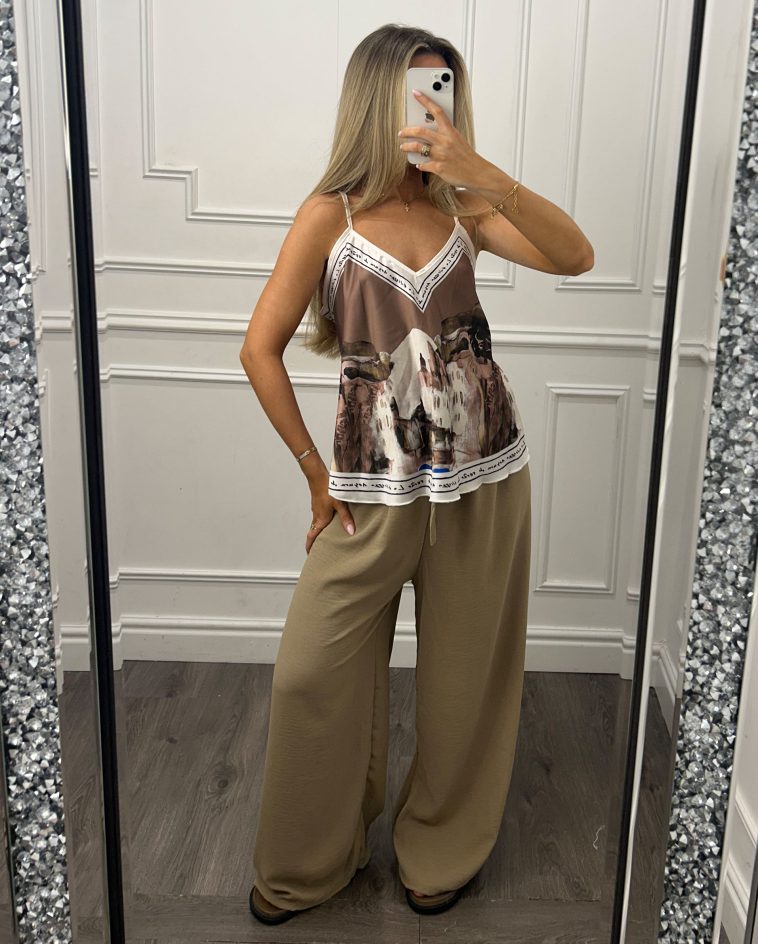 Positano Vest Top & Trouser Co Ord