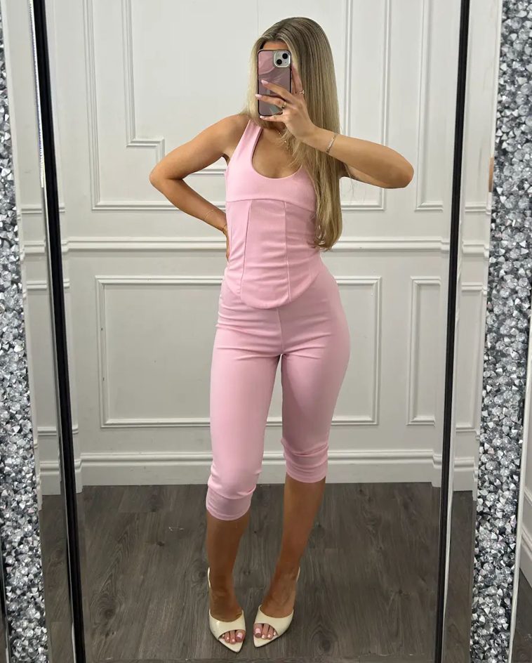 Corset Capri Co Ord