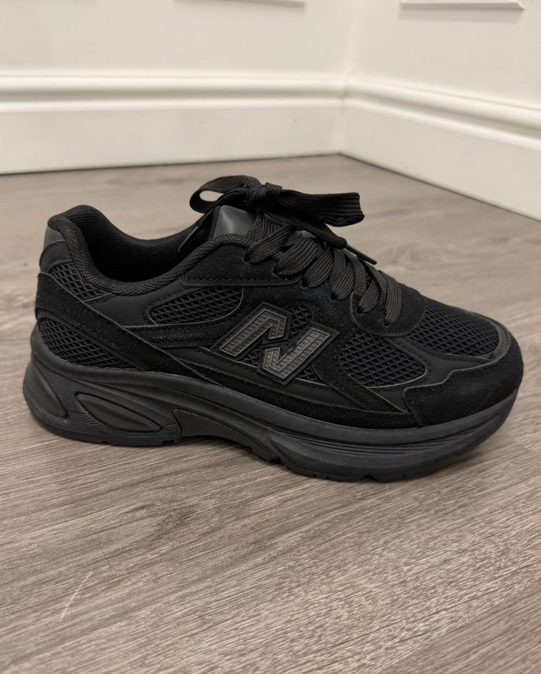 All Black Trainers